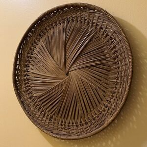 Handcrafted Woven Wall Charger, Large